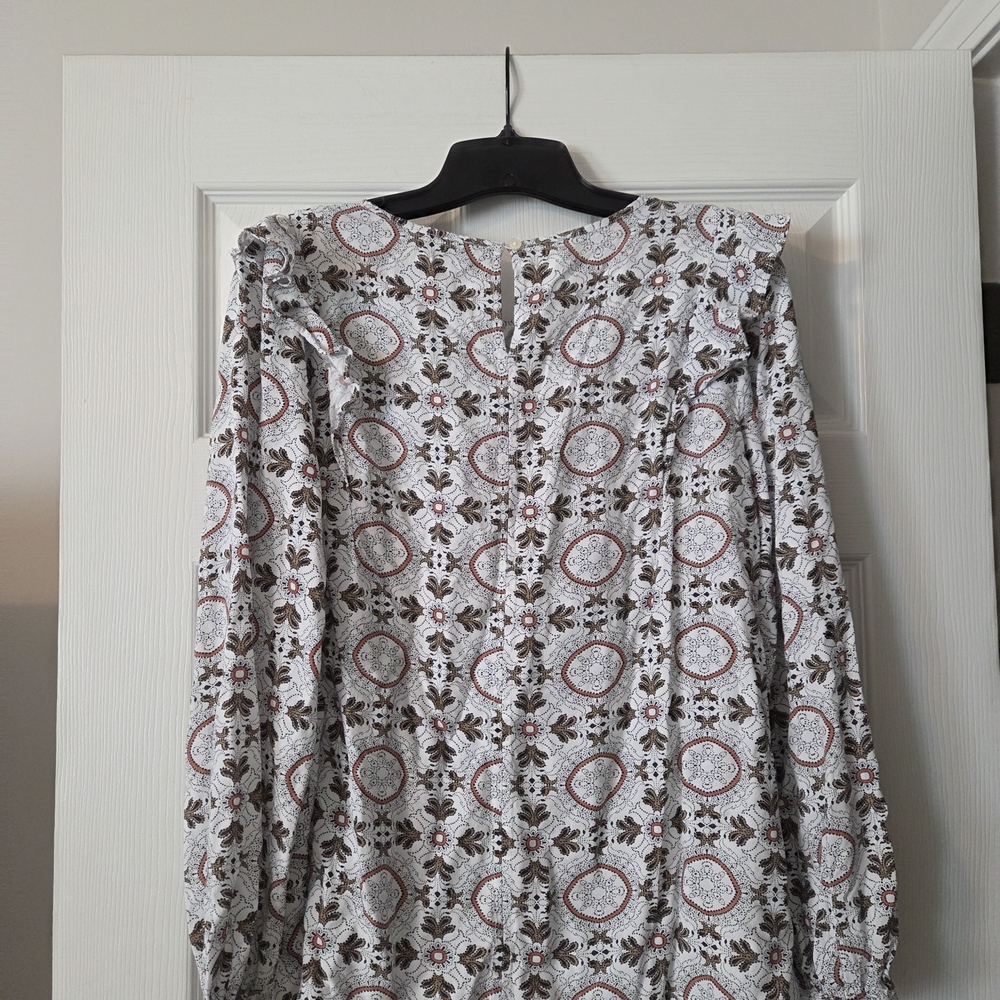 LOFT Multicolor Patterned Blouse - Picture 6 of 11